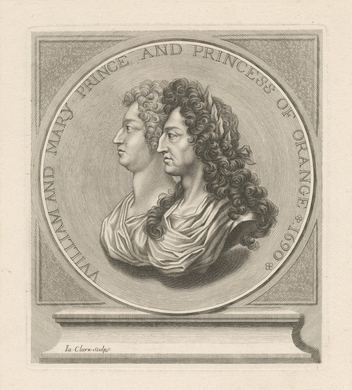 William and Mary Prince and Princess of Orange 1690