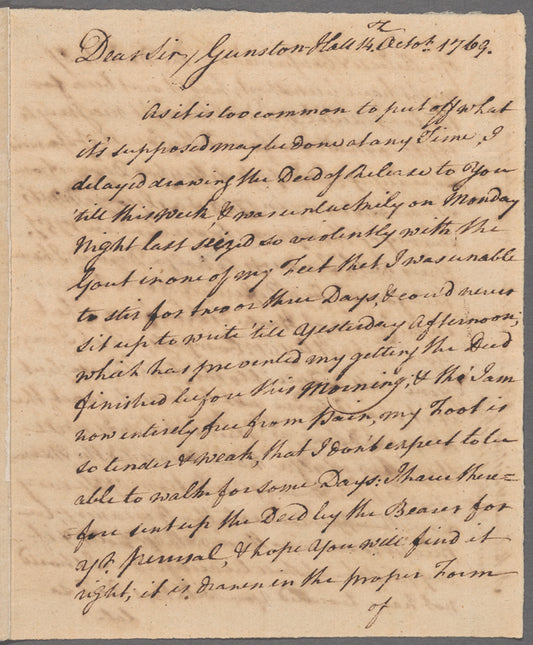 George Mason to George Washington