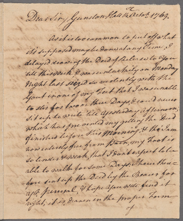George Mason to George Washington