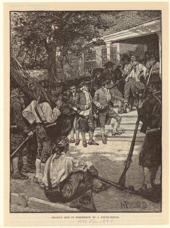 Shays's mob in possession of a court-house
