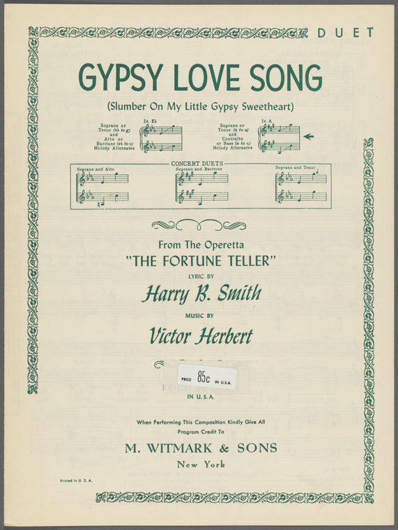 Gypsy love song