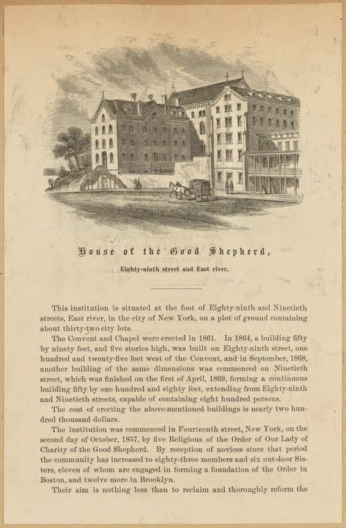 House of the Good Shepard, Eighty-ninth street and East river