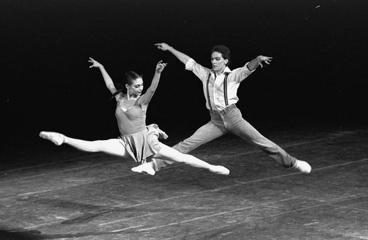 New York City Ballet production of "Ivesiana" with Stephanie Saland and Victor Castelli, choreography by George Balanchine (New York)