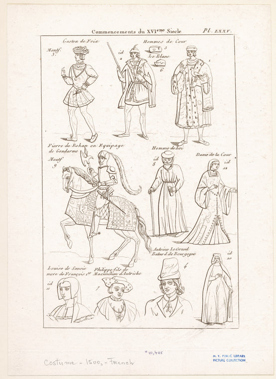Clothing, France, 16th century