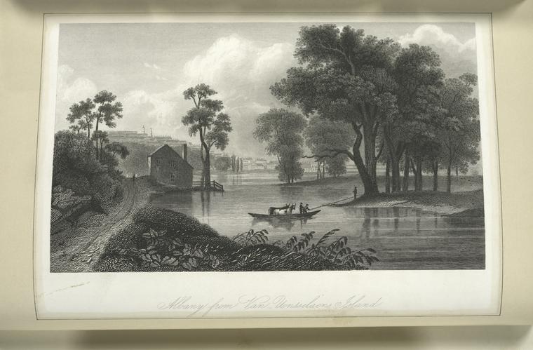 Albany from Van-Unsselaens Island.