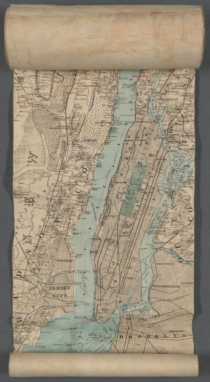 Lloyd's topographical map of the Hudson River : from the head of navigation at Troy to its confluence with the ocean at Sandy Hook