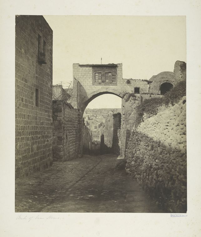Arch of the Ecce Homo, Jerusalem, 1857