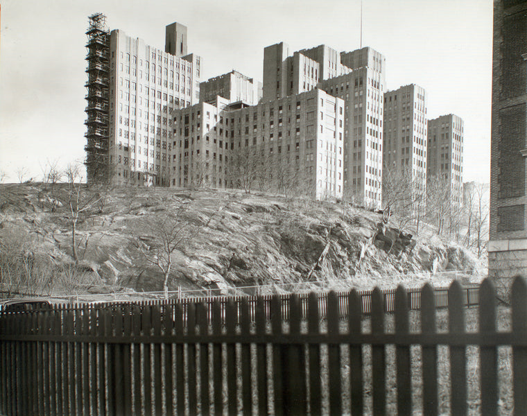 Columbia Presbyterian Medical Center, 168th Street and Broadway, from 165th Street and Riverside Drive
