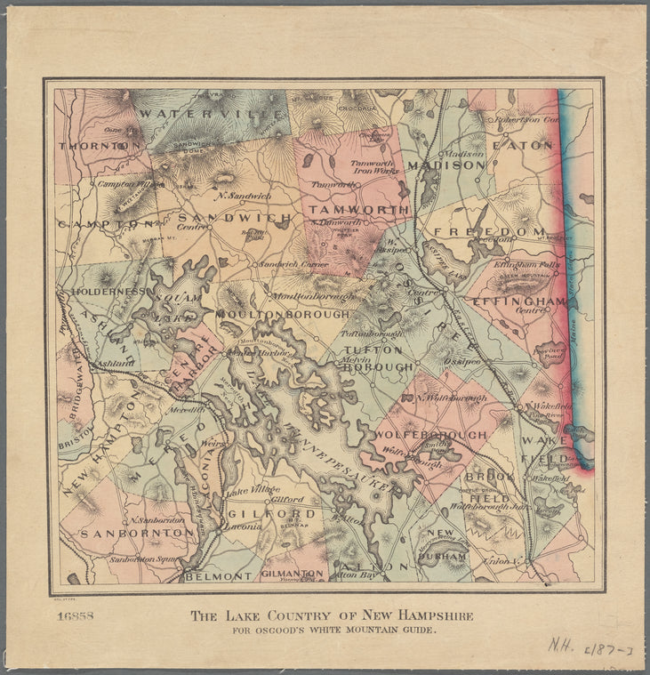 The lake country of New Hampshire: for Osgood's White Mountain guide