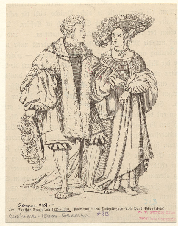 Deutche Tracht von 1525-1530