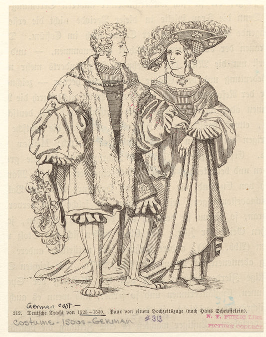 Deutche Tracht von 1525-1530