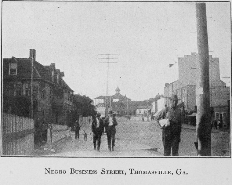 Negro business street, Thomasville, Ga.