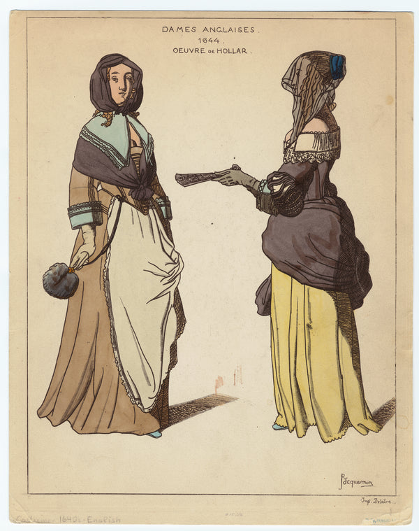 Dames anglaises, 1644