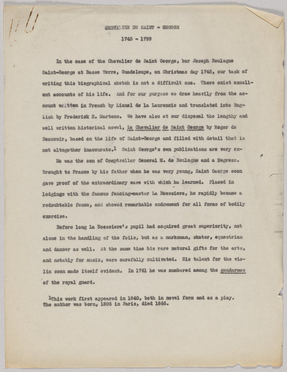 Chevalier de Saint-Georges