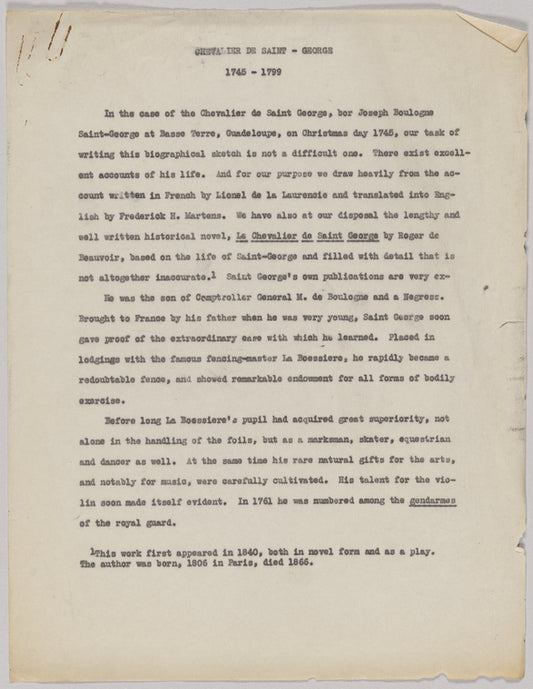 Chevalier de Saint-Georges