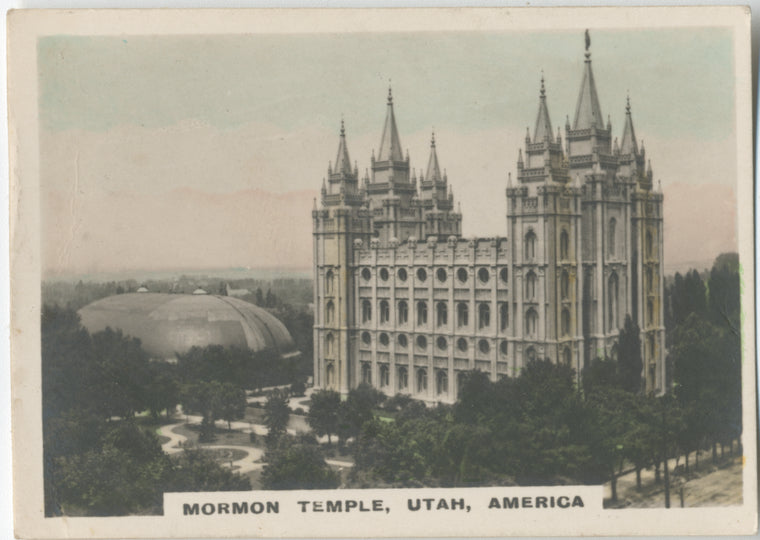 Mormon Temple, Utah, America.