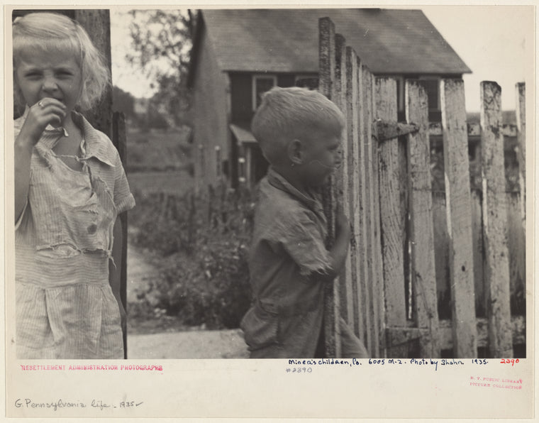 Miner's children. Calumet, Pennsylvania