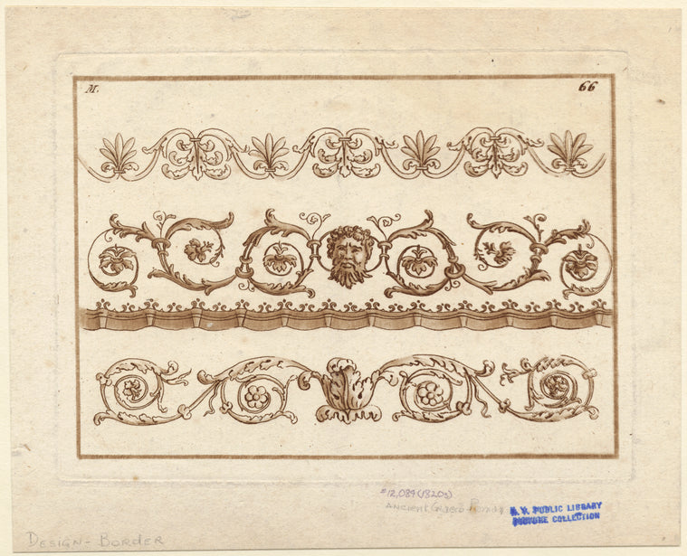 Acanthus border design