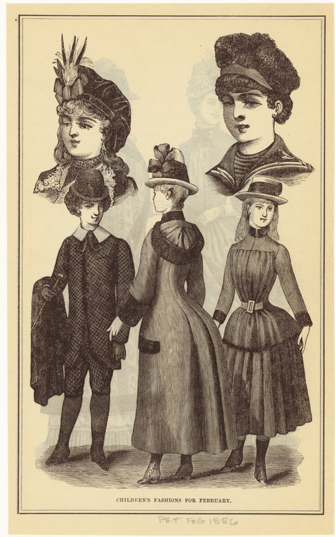 Children's fashions for February