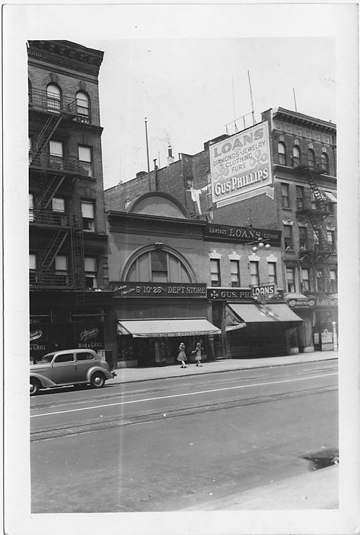 Amsterdam Avenue at 146th Street and 147th Street, West side to North, Manhattan