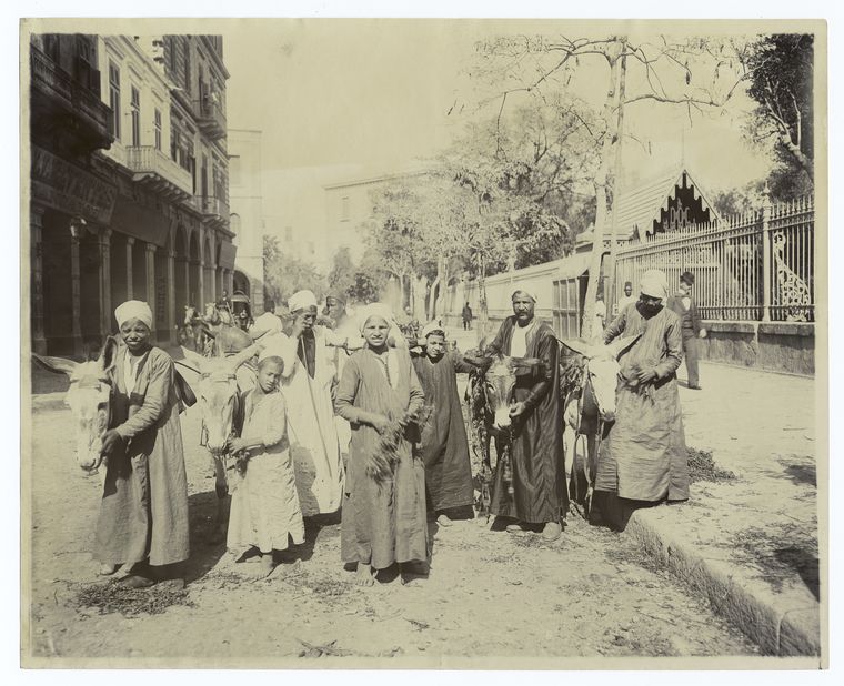 The irrepressible donkey boys at Cairo.