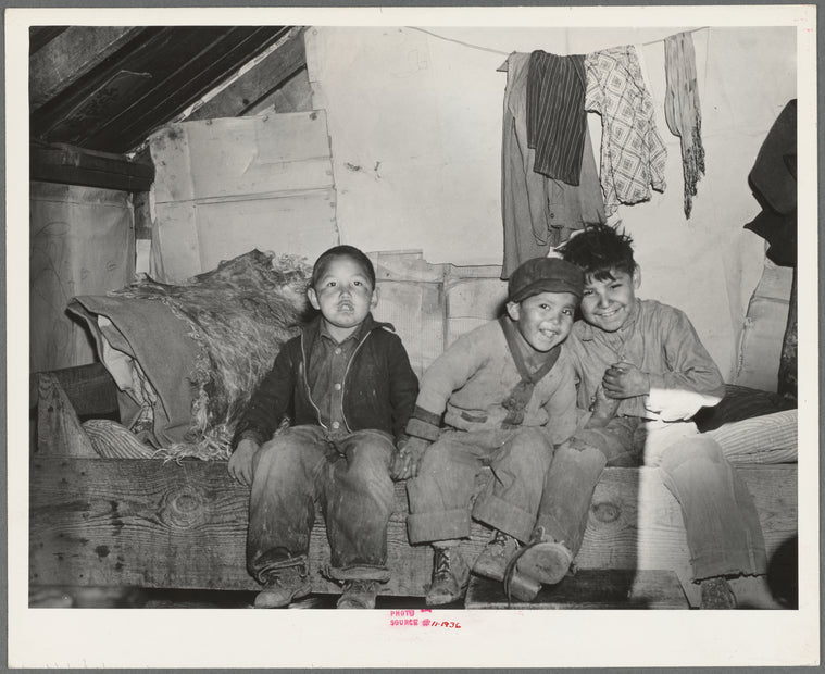 Indian children. Mescalero Reservation, New Mexico