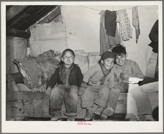 Indian children. Mescalero Reservation, New Mexico