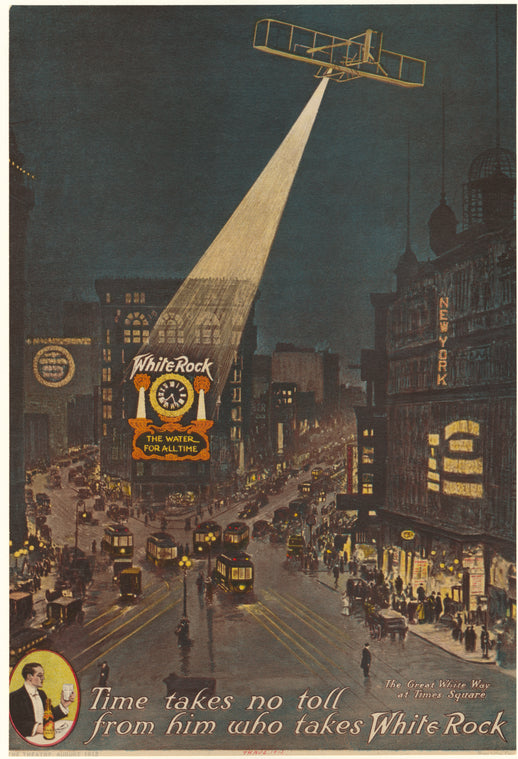 Advertisement for White Rock water, August 1912