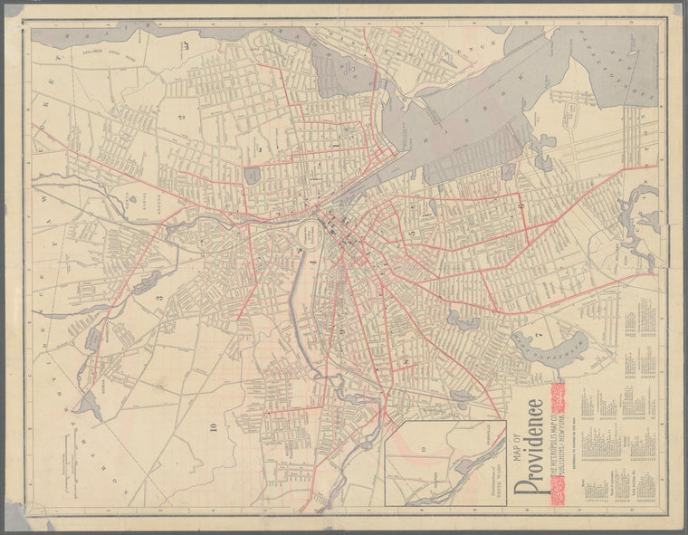 Map of principal portion of Philadelphia