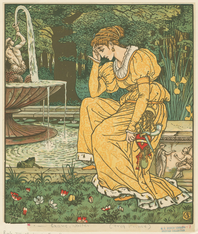 The frog speaks to the King's daughter