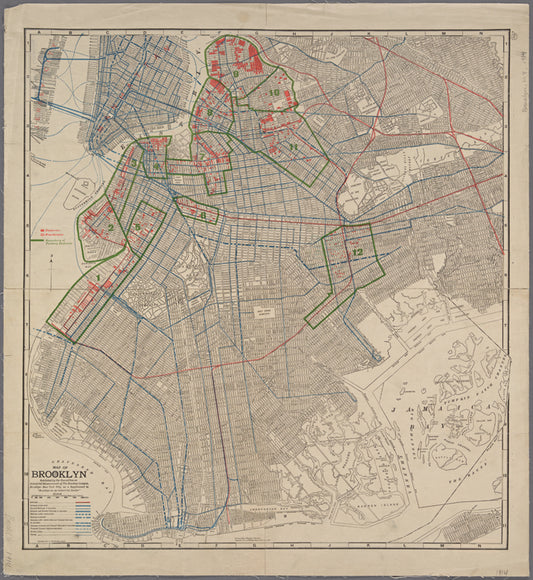 Map of Brooklyn