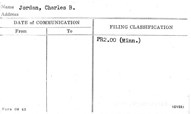Jordan, Charles B.
