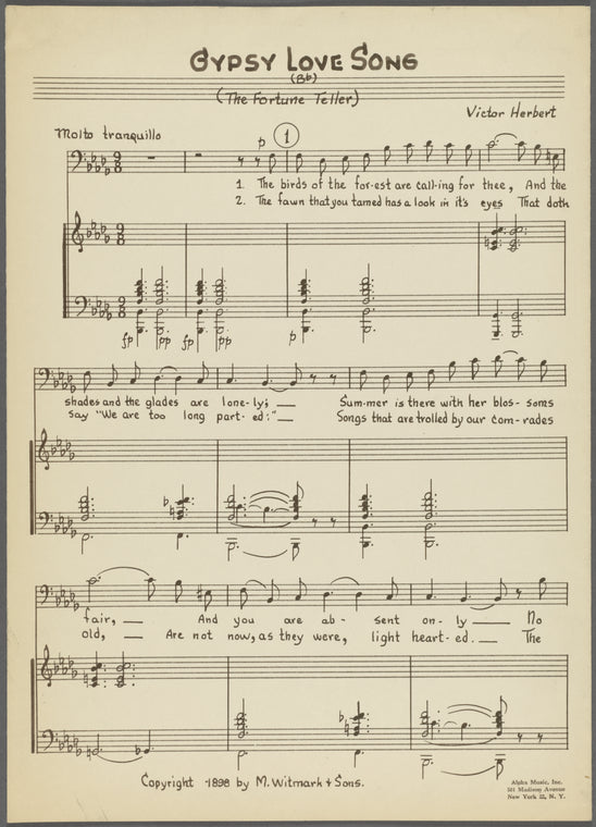 Gypsy love song