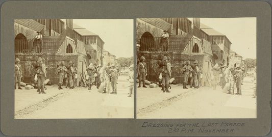 Dressing for the Last Parade 2:30 P.M. November