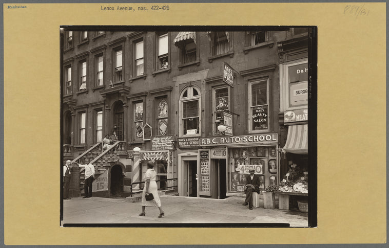 Harlem Street: II, 422-424 Lenox Avenue
