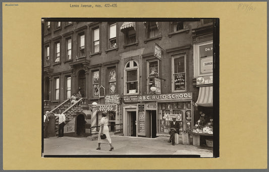 Harlem Street: II, 422-424 Lenox Avenue
