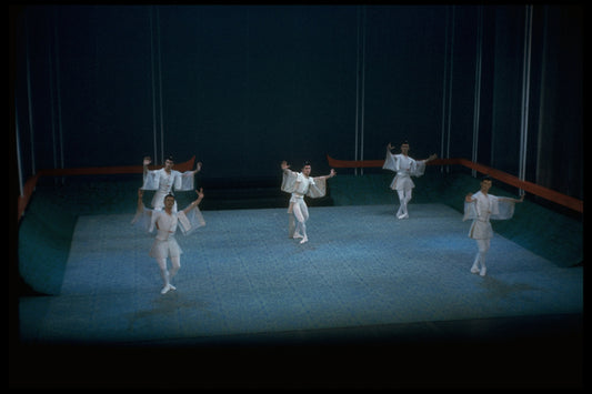 New York City Ballet production of "Bugaku" with Edward Villella, choreography by George Balanchine (New York)