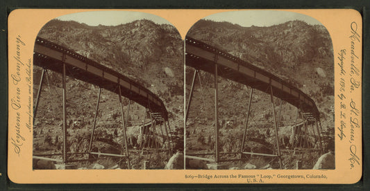 Bridge across the famous "Loop", Georgetown, Colorado, U.S.A.