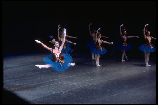 New York City Ballet production of "Stars and Stripes" with Linda Homek, choreography by George Balanchine (New York)