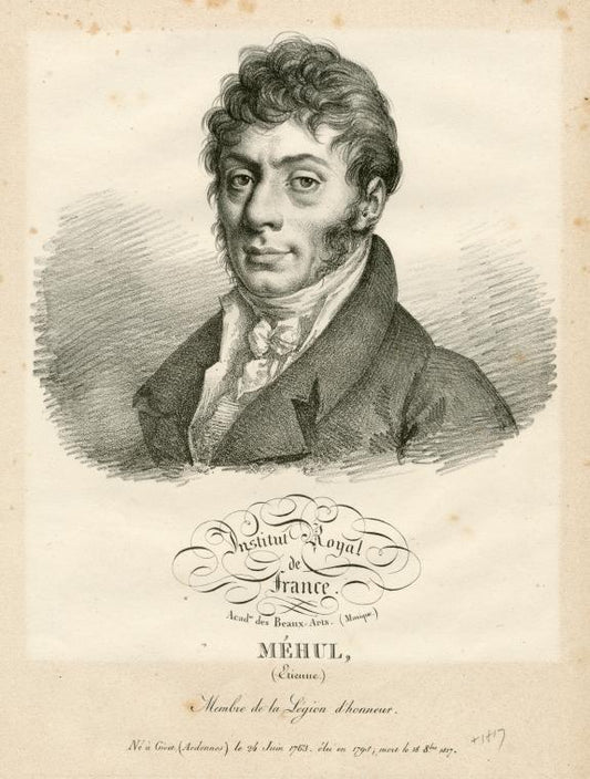 Institut Royal de France. Acadie. des Beaux-Arts. (Musique.) Méhul, (Etienne.) Membre de la Légion d'honneur.