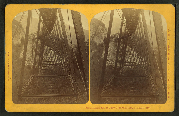Frankenstein Trestle, P. & O.R.R., White Mts. Notch.