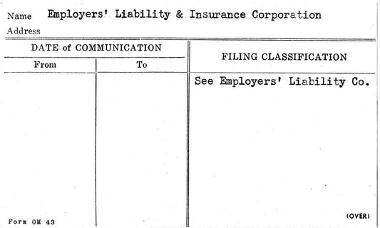Employers' Liability & Insurance Corporation