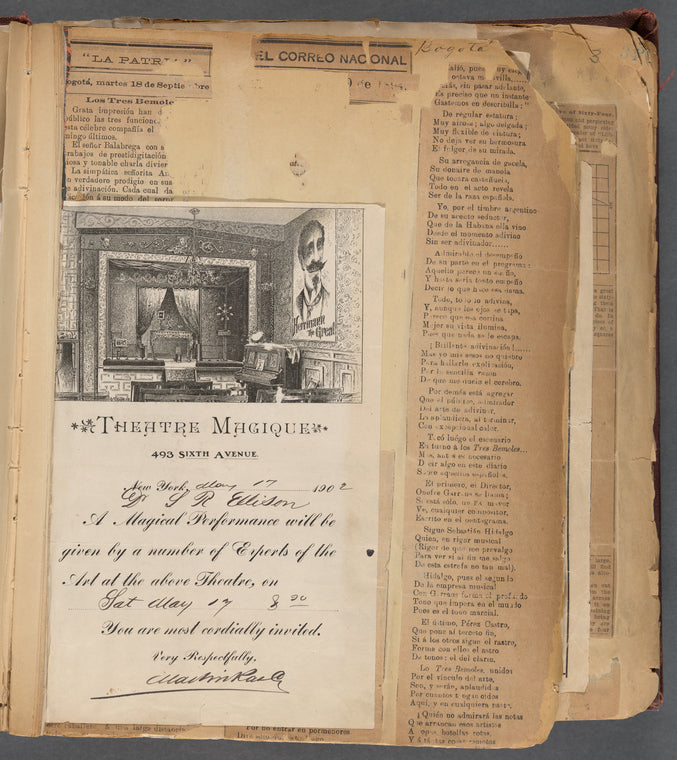 Invitation to a private private performance at Theatre Magique