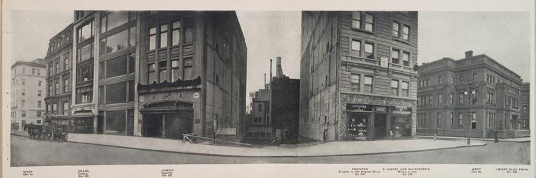 West 50th St. - Joseph, importer - Crichton, Experts in Old English silver - No. 640 Henry Clay Frick.
