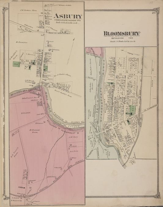 Asbury [Village]; Bloomsbury [Village]