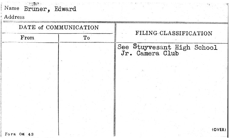 Bruner, Edward