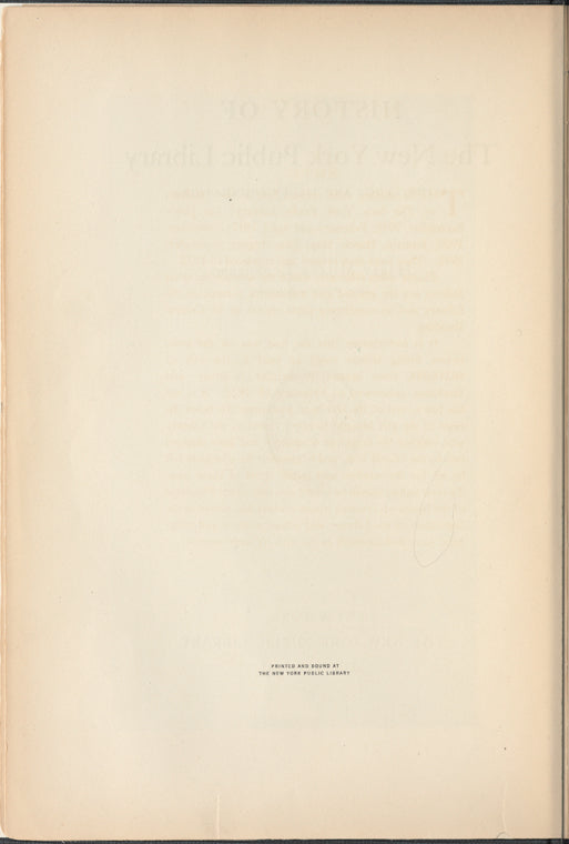 History of the New York Public Library, Astor, Lenox and Tilden Foundations