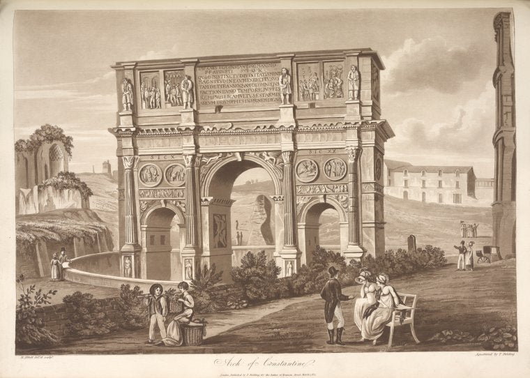 Arch of Constantine.   - text