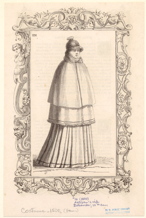 Artisan's wife, Bohemia, 16th cen