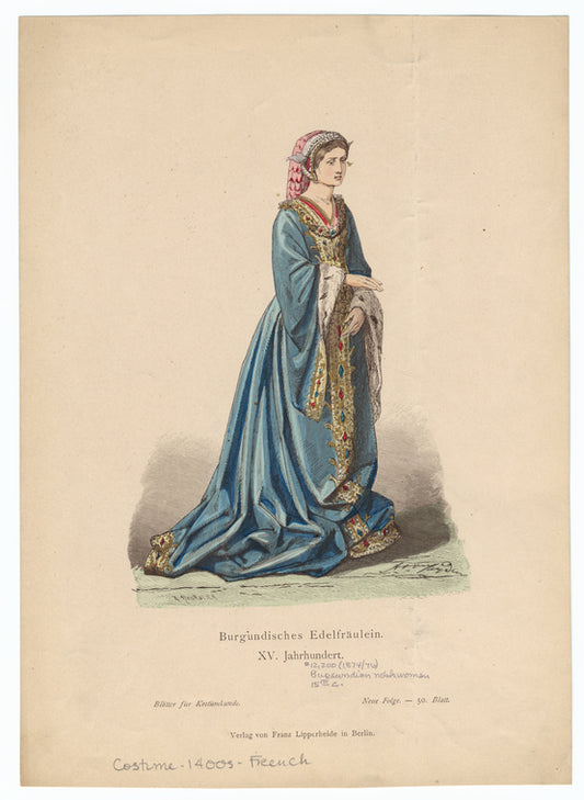 Burgundische Edelfraulein, XV. Jahrhundert
